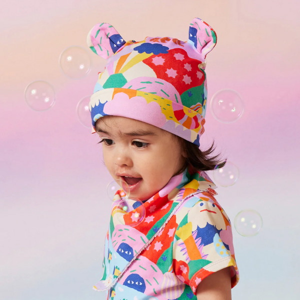 Lunar Baby Hat - Rainbow Valley