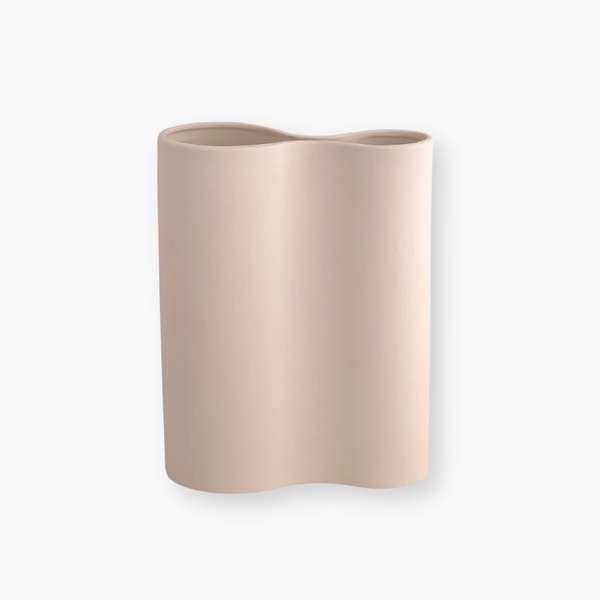 Medium Smooth Infinity Vase - Nude