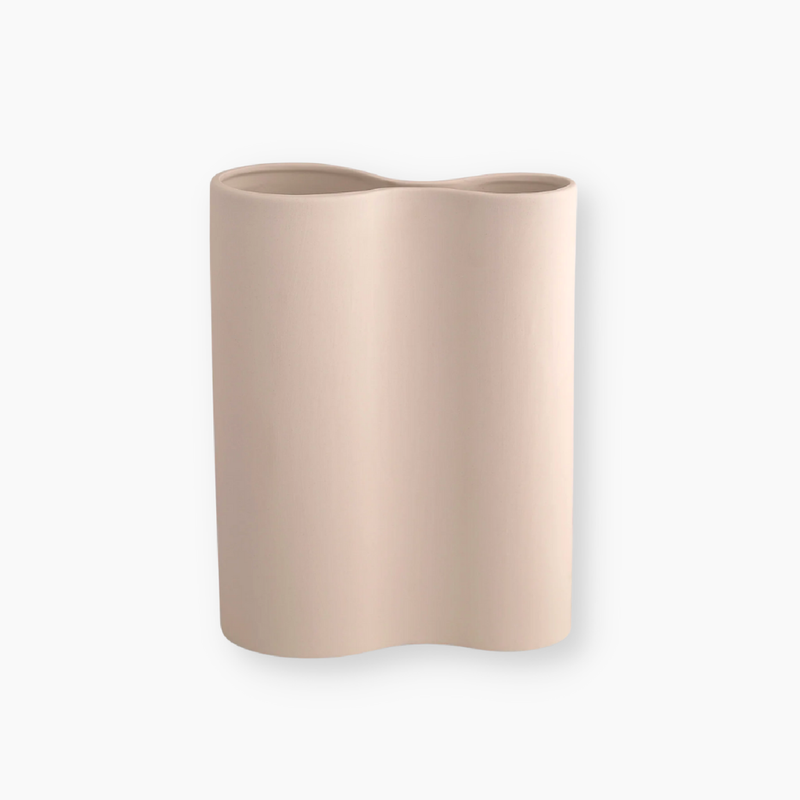 Medium Smooth Infinity Vase - Nude