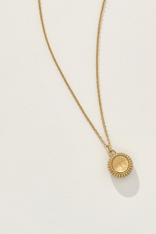 Zodiac Charm Necklace - Libra