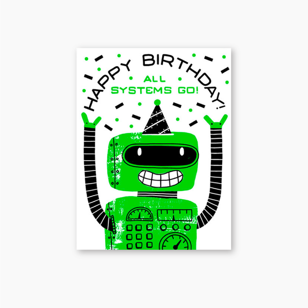 Card - Robo Birthday