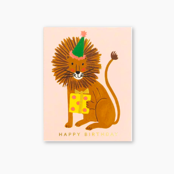 Card - Lion Birthday