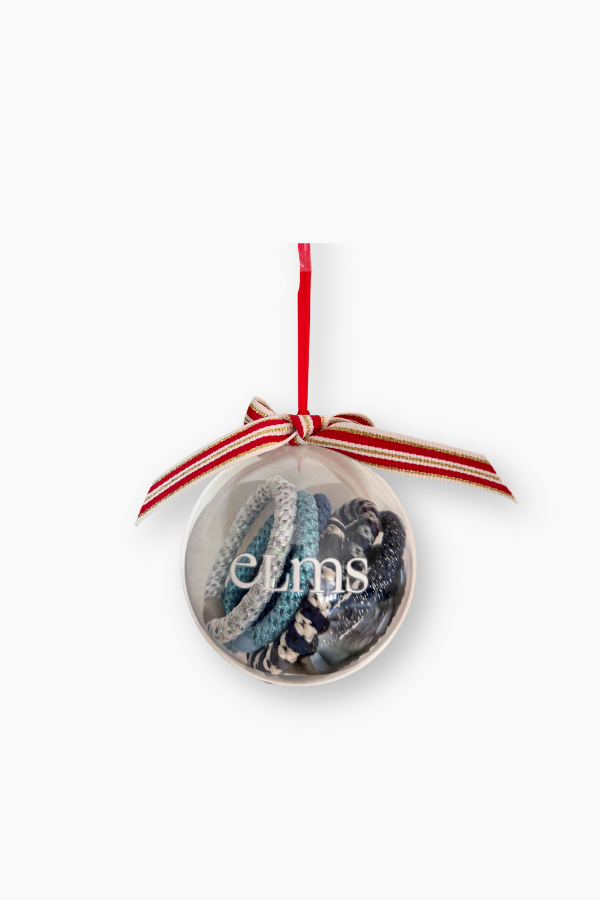 Elms Bauble - 7 pack Hair Elastic / Ocean