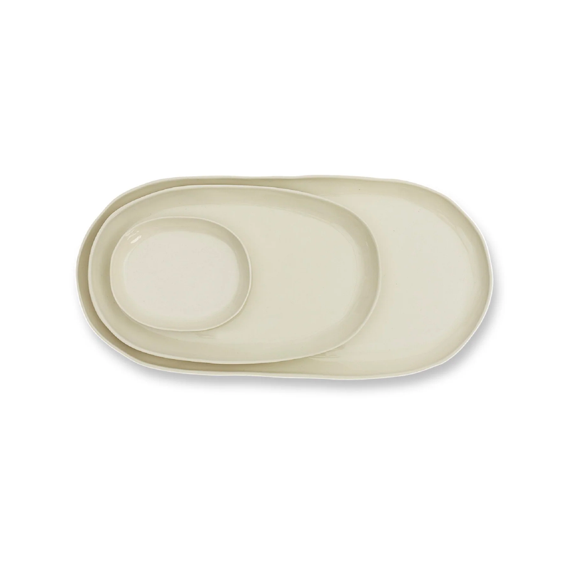 Chalk Oval Plate - Small