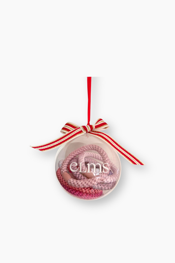 Elms Bauble - 7 pack Hair Elastic /  Petal