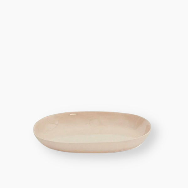 Icy Pink  Oval Plate - Small