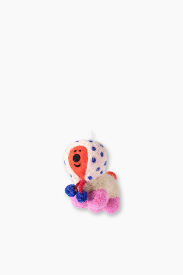Xmas Ornament - Pom Pom Pup