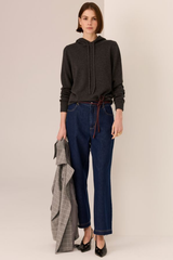 Quinn Knit Hoodie - Forest