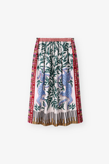 Hailey Printed Midi Skirt - Leopard