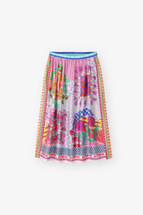 Elizabeth Printed Midi Skirt - Rangoli