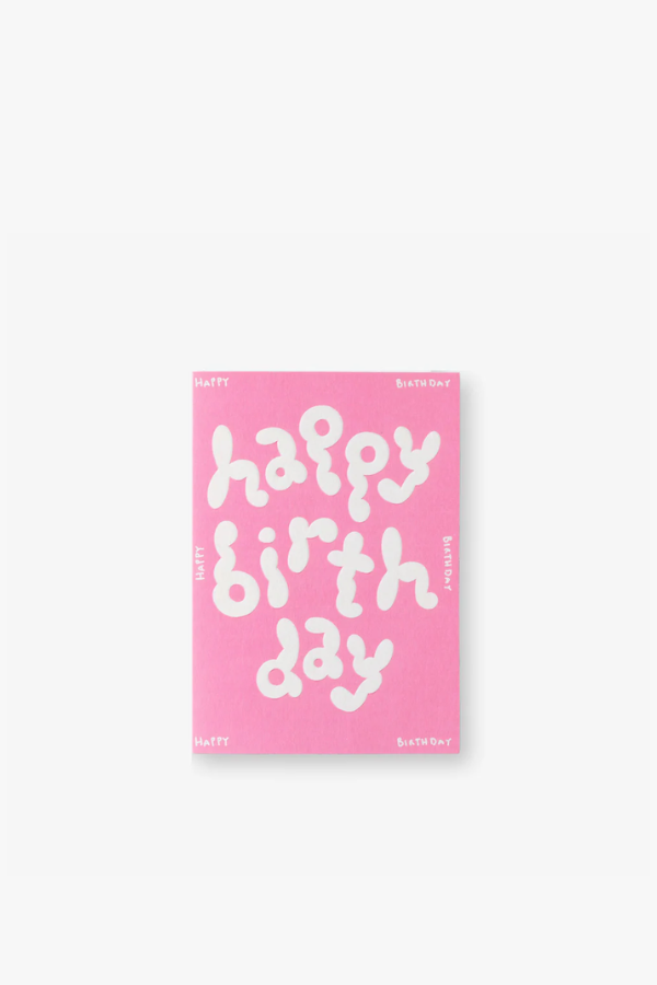 Card - Pink Happy Birthday