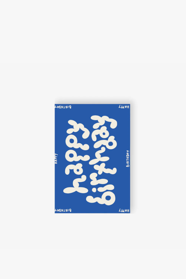 Card - Blue Happy Birthday