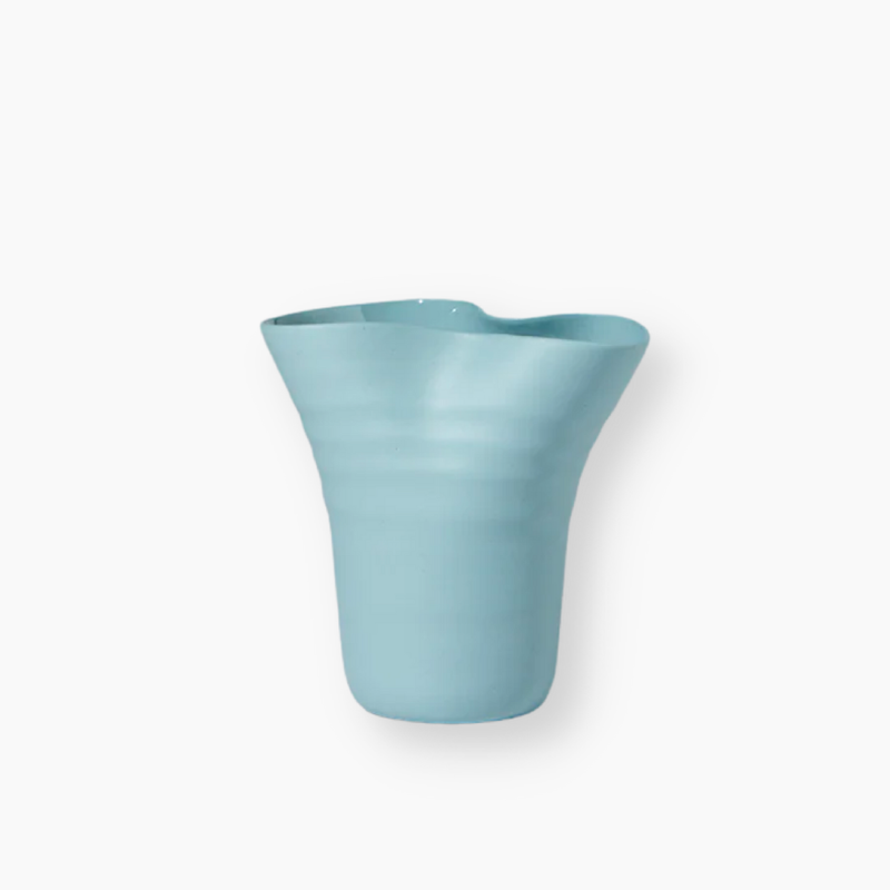 Light Blue Sunday Vase - Medium