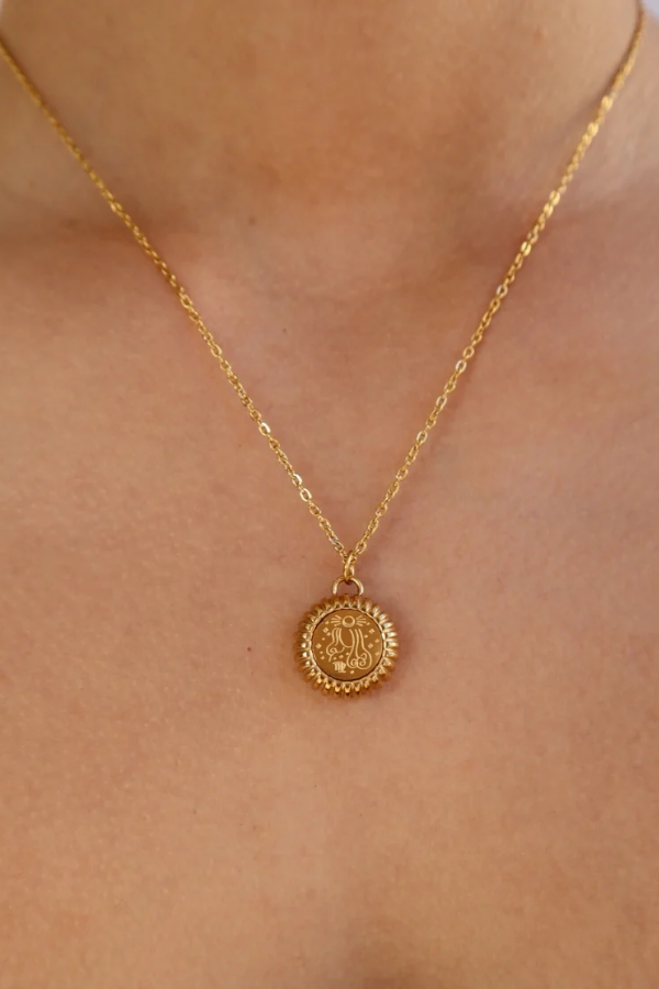 Zodiac Charm Necklace - Virgo