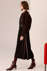 Wyatt Boiled Wool Bomber - Black