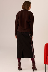 Wyatt Boiled Wool Bomber - Black