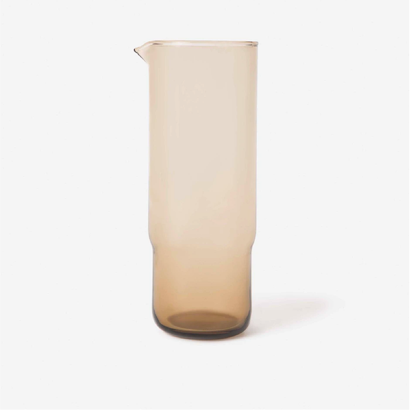 Piccadilly Glass Carafe - Smoke Brown