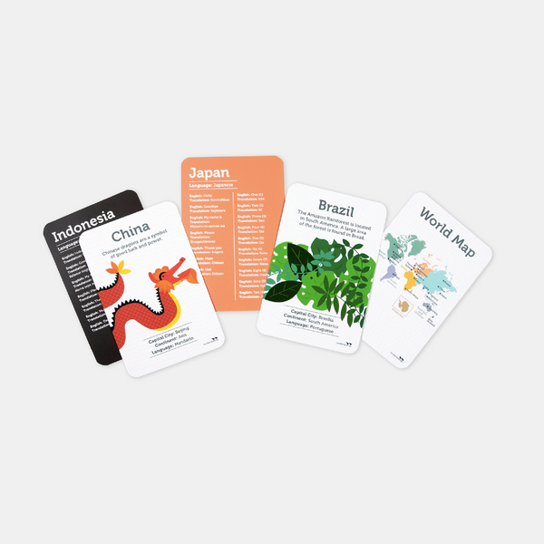 Country & Language Flash Cards