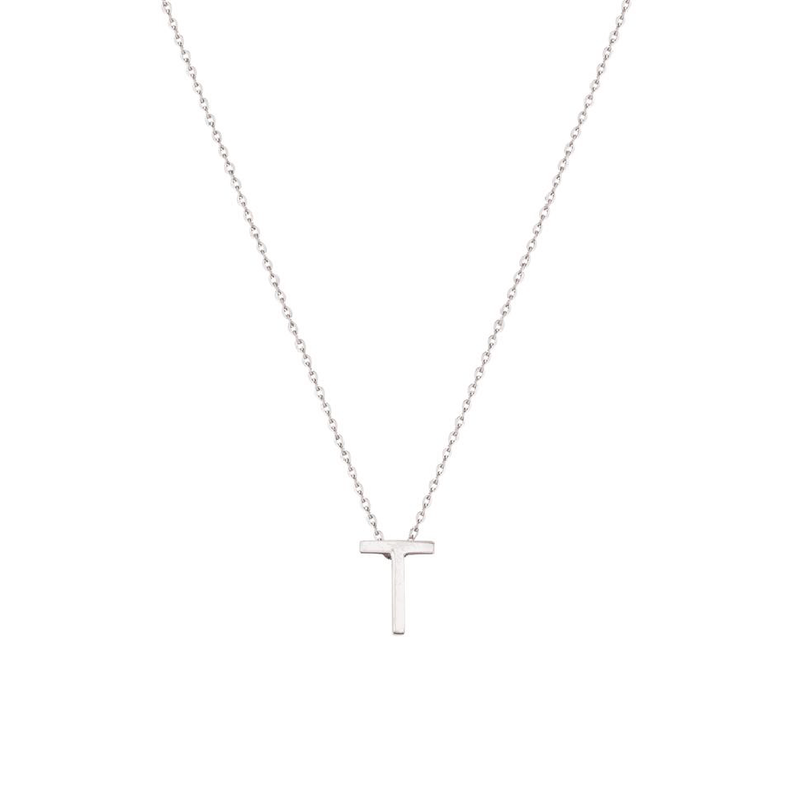 Sterling silver t online necklace