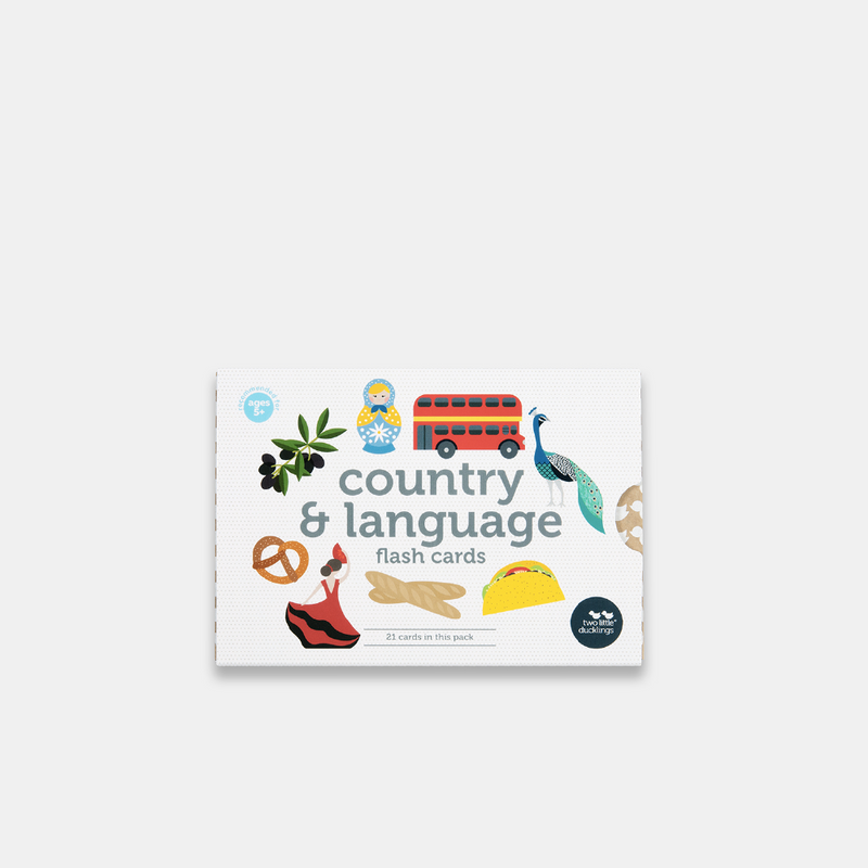 Country & Language Flash Cards