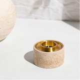 Asteroid Oil Burner - Travertine