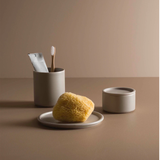 Medium Bower Ceramic Canister - Oyster