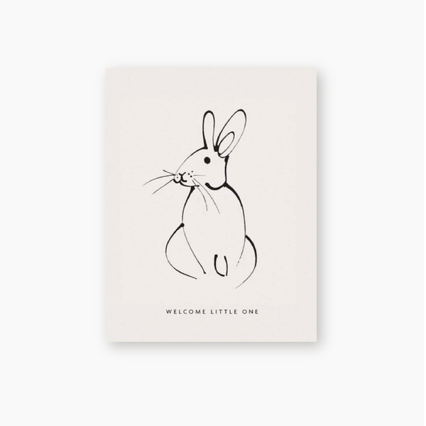 Card - Welcome Little One Rabbit