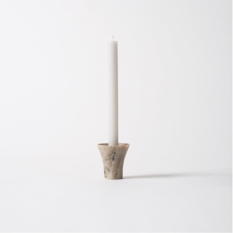 Flare Candle Holder - Forest Brown
