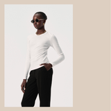 Nola Long Sleeve Top - White