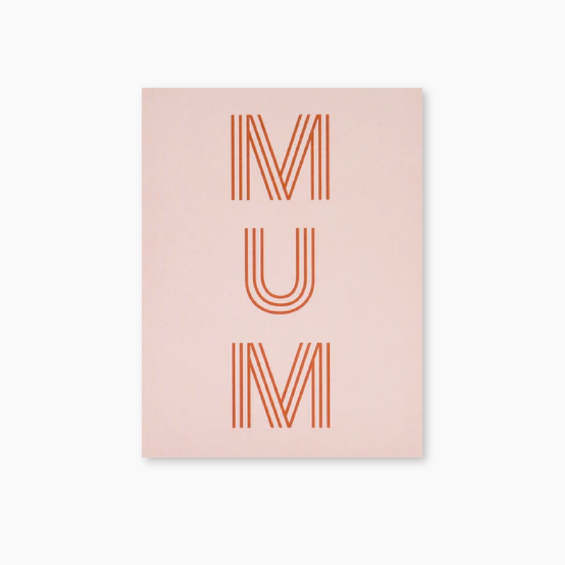 Card - Mum Stripe