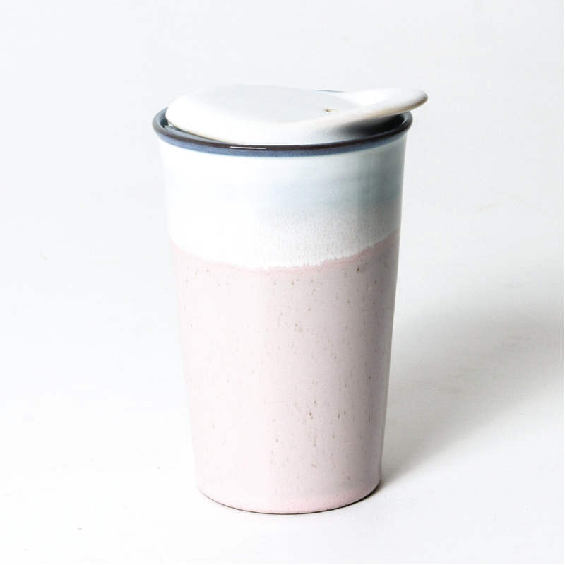 Ceramic Keep Cup - Strawberry Milk