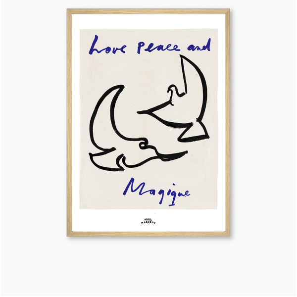 Hotel Magique A3 Print - Love Peace & Magique