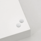 Disc Stud Earrings - Sterling Silver