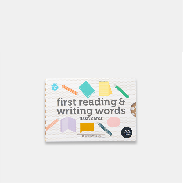 First Reading & Writing Words Flash Cards
